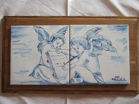 Pannelli in piastrelle ( ceramica maiolica) Pannelli in piastrelle ( ceramica maiolica)