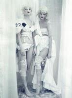 A WHITE STORY... Vogue Italia April 2010 by Paolo Roversi with Sasha Pivovarova & Guinevere van Seenus