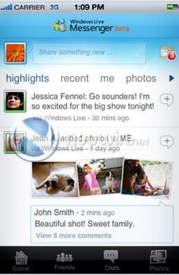 Windows Live Messenger in arrivo per iPhone ed iPod Touch