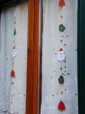 DECORAPORTA E DECORAFINESTRE XMAS in feltro DECORAPORTA E DECORAFINESTRE XMAS in feltro