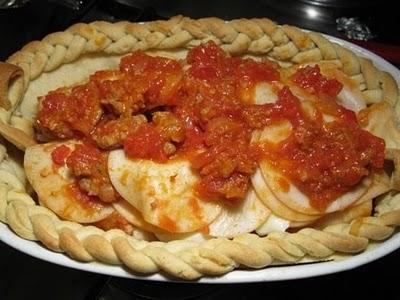 Ricetta Notte folle a Manhattan......Primo piatto: Croxetti filanti al sugo di salsiccia Ricetta Notte folle a Manhattan......Primo piatto: Croxetti filanti al sugo di salsiccia