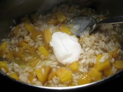 Risotto al mango Risotto al mango