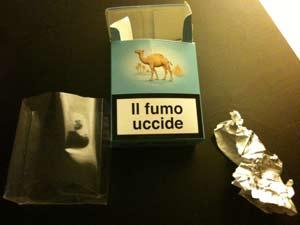 pacchetto sigarette differenziato
