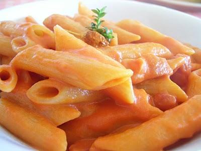 Penne pomodoro e Vodka