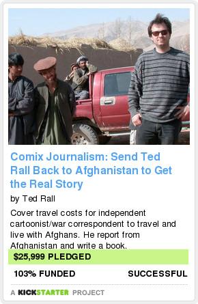 IL CROWDFUNDING FA CENTRO: TED RALL TORNERÀ IN AFGHANISTAN