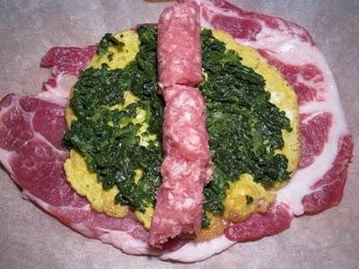 Notte folle a Manhattan.....Secondo piatto con contorno ovvero Involtini di capocollo e zucchine grigliate