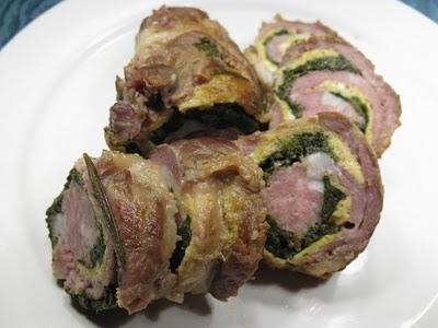 Notte folle a Manhattan.....Secondo piatto con contorno ovvero Involtini di capocollo e zucchine grigliate