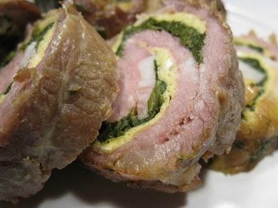 Notte folle a Manhattan.....Secondo piatto con contorno ovvero Involtini di capocollo e zucchine grigliate