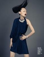 TRUE BLUE... French Grazia April 26 by Brian Keith with Xu Chao TRUE BLUE... French Grazia April 26 by Brian Keith with Xu Chao