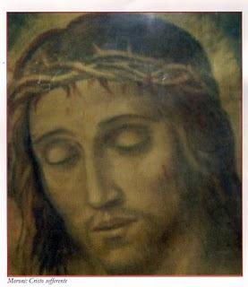 Giuseppe Moroni (1888-1959): Cristo sofferente datato 1944