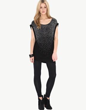 Image 4 of Religion Silver Ball Oversized Top