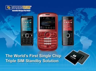 Primo smartphone in grado di gestire 3 SIM by Spreadtrum Communications