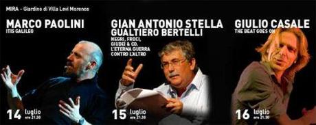 Teatro: Che spettacolo di Provincia! “Itis Galileo”. Galilei e gli altri:Tolomeo, Copernico, Tycho Brahe, Keplero, Giordano Bruno, Campanella, Agricola, Vesalio [Giardino di Villa Levi Morenos, Mira (VE), 14 Luglio 2010, ore 21:30]