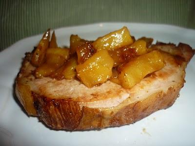 Filetto di maiale con ananas caramellata al gewurstraminer