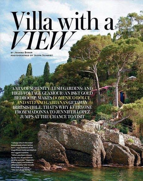 Villa Olivetta di Dolce & Gabbana su Instile Magazine