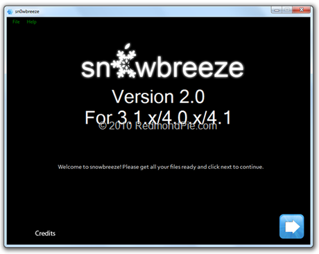 Sn0wbreeze 2.0.1 - Jailbreak iOS 4.1 su Windows