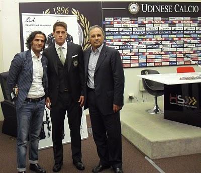 Daniele Alessandrini rinnova la partnership con Udinese Calcio per la stagione 2010/11 Daniele Alessandrini rinnova la partnership con Udinese Calcio per la stagione 2010/11