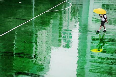 Hong Kong in the Rain by Christophe Jacrot