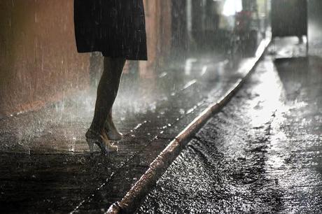 Hong Kong in the Rain by Christophe Jacrot