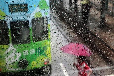 Hong Kong in the Rain by Christophe Jacrot