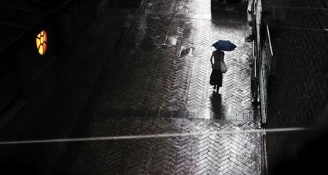 Hong Kong in the Rain by Christophe Jacrot