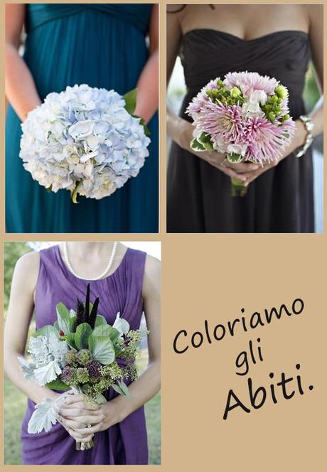 Coloriamo gli abiti da sposa!