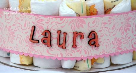 Torta di pannolini per Laura!
