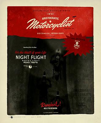 The aristocratic motorcyclist The aristocratic motorcyclist