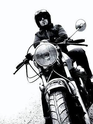 The aristocratic motorcyclist The aristocratic motorcyclist