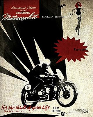 The aristocratic motorcyclist The aristocratic motorcyclist