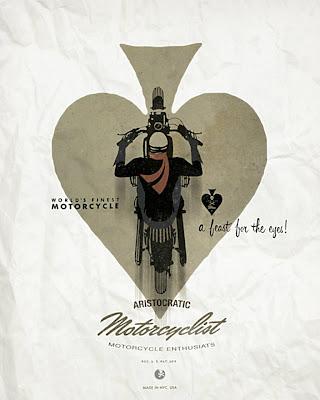 The aristocratic motorcyclist The aristocratic motorcyclist