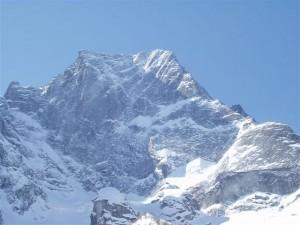 D’inverno al Pizzo Badile