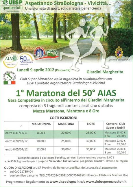 Podismo in Emilia Romagna: calendario gare Aprile 2012.