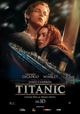 TITANIC...A 100 ANNI DAL TRAGICO EVENTO IL FILM DI CAMERON TORNA AL CINEMA IN 3D
