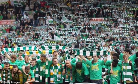 Il Celtic di Glasgow ha vinto il campionato scozzese di calcio ...