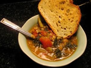 Zuppa di lenticchie alla sarda