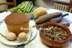 Oggi giorno di Pasqua nel Montefeltro, per un’antica tradizione, la colazione si fa così…