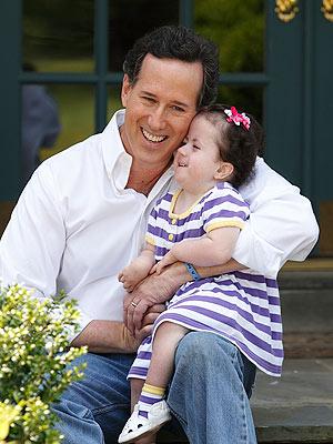 Santorum sospende la campagna per le primarie per assistere la figlia piccola gravemente ammalata