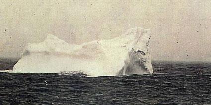 La foto dell’iceberg che affondò il Titanic
