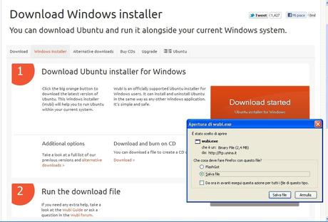 Wubi come installare linux Ubuntu facilmente