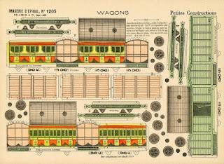 Locomotive, tender et wagons