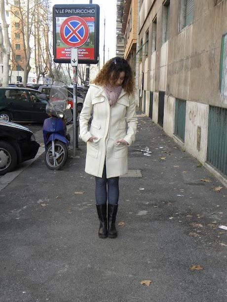 Patrizia Pepe white coat!!!