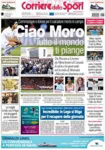 Le prime pagine del Corriere dello Sport – Tuttosport – Gazzetta !
