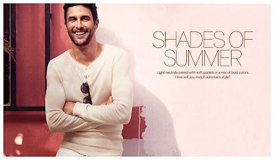 Noah Mills for H&M; Shades of Summer