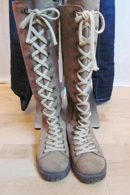 Outfit: Laced boots au caramel