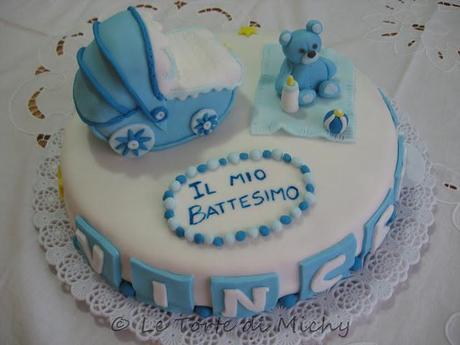 Torta Battesimo bambino