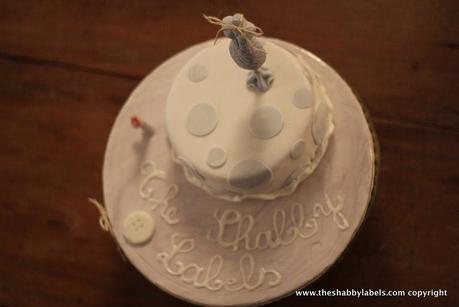 Happy Bday The Shabby Labels, 1 year blog ♥