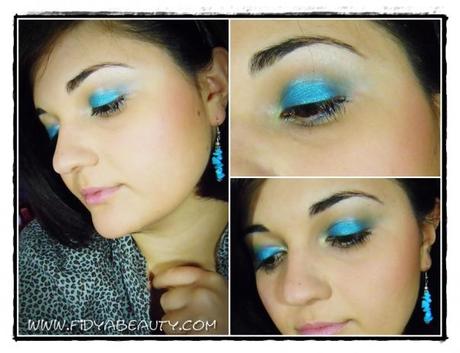 cats Prova trucco con Aqua Marina di FaceFront