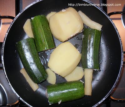 Zucchine e patate ripiene