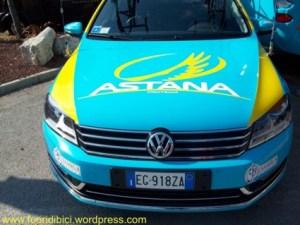 Il Pro Team Astana al via della Liegi